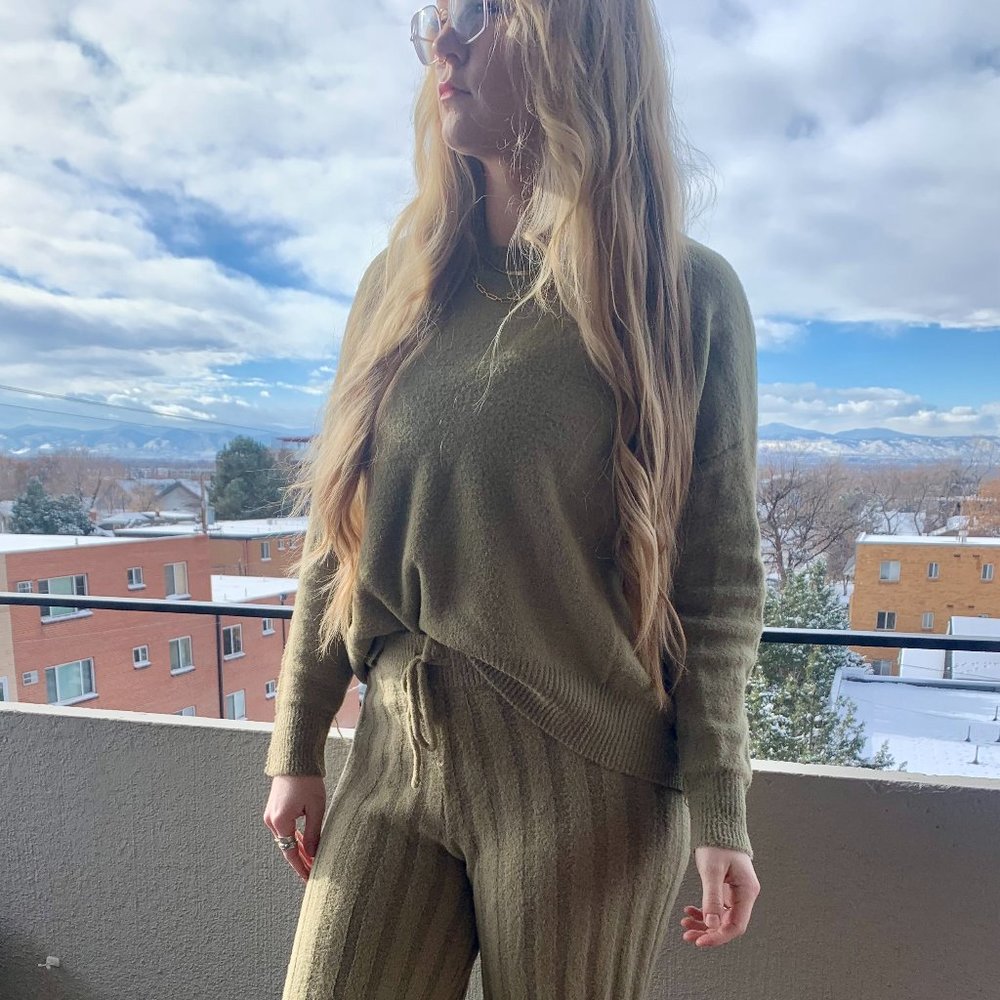 Soft Sage Sweater